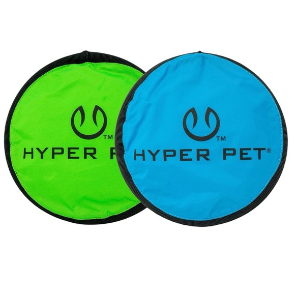 Hyper Pet Flippy Flopper 9" Flying Disc Soft Dog Toy (eyeball) - Picture 3 of 5
